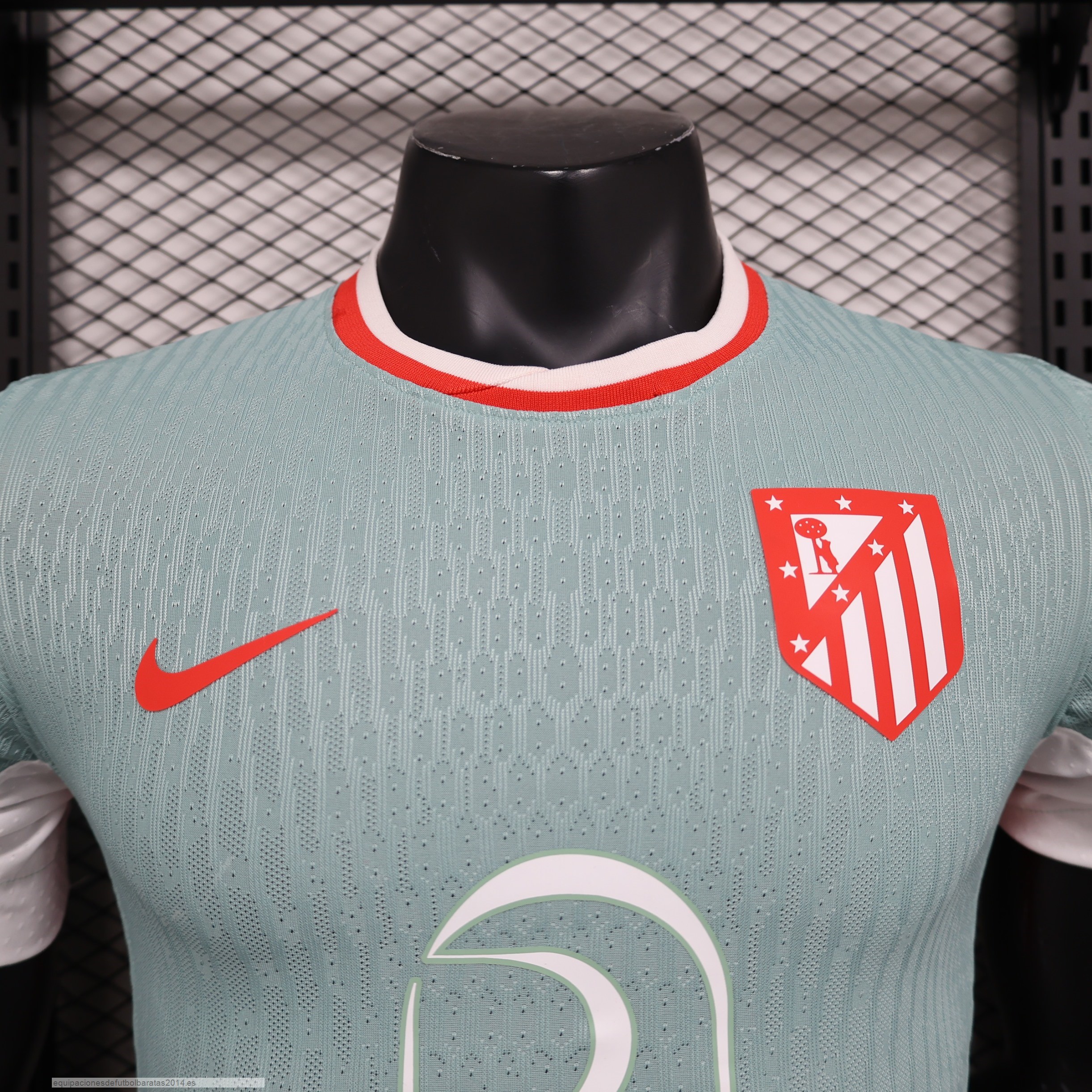 Nuevo Tailandia 2ª Jugadores Camiseta Atletico Madrid 24/25 Verde Baratas